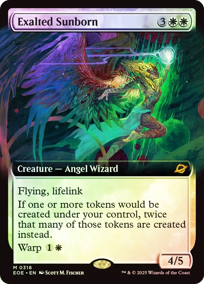 MTG FOIL Exalted Sunborn 318 Extended Art  - Edge of Eternities #318 - Image 1 of 1