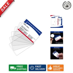 6er-Pack Medicare Kartenschutz - 12 Mil wasserdichtes PVC für ultimative Sicherheit - Bild 1 von 9