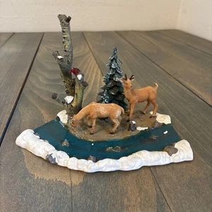 Lemax Alimentación Ciervos Pueblo Paisaje Navidad Pueblo Accesorios (INS) - Imagen 1 de 13