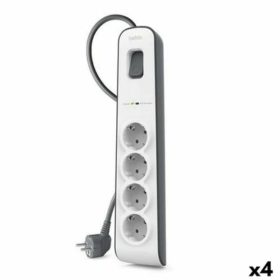 Rallonge 4 prises Schuko avec interrupteur Belkin [2 m] - Photo 1/2
