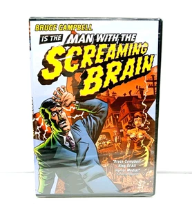 Man With The Screaming Brain (DVD) Bruce Campbell Anchor Bay 2005 (New Sealed) - Picture 1 of 2