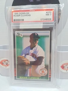 1985 DONRUSS ROGER CLEMENS #273  PSA NM 7.  (G18) - Picture 1 of 1