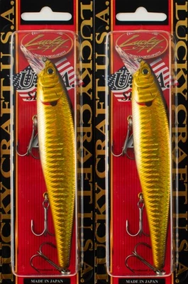 (ЛОТ ИЗ 2) УКАЗАТЕЛЬLUCKY CRAFT 128SP 1 УНЦИЯ PT128SP-725 ЗЕБРА MS AURORA ЗОЛОТО L8342 - Изображение 1 из 3