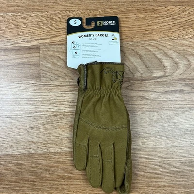 Guantes de trabajo Dakota de gamuza sintética para mujer Noble Outfitters talla pequeña tabaco NUEVO Foto 1 de 4