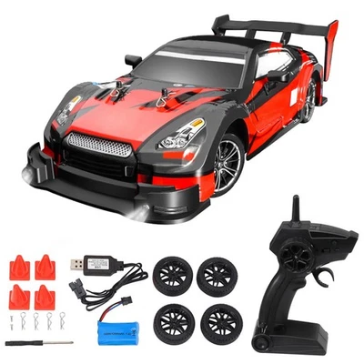 Red 4WD Remote Control Vehicle High Speed 30kmh with Drift Wheels 2.4GHz System - Image 1 of 4