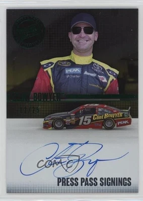 2015 Press Pass Signings Green /25 Clint Bowyer #PPS-CB1 Auto - Image 1 of 2