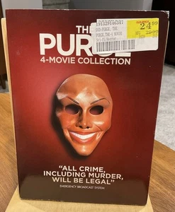 The Purge DVD 4 Movie Collection Brand New Sealed - with Walmart Slip Cover - Picture 1 of 2