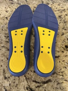 Dr. Par de plantillas de gel Comfort amarillo/azul talla 15 para hombre con ventilación - caja abierta - Imagen 1 de 6