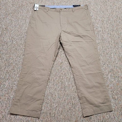 Polo Ralph Lauren Pants Men 44Bx30 Khaki Chino Stretch Classic Fit Preppy Pony - Image 1 of 4