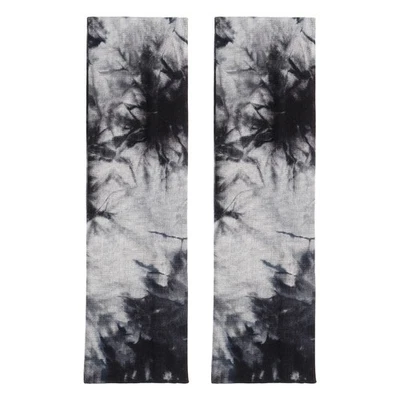 2 peças tiaras de gravata, faixa elástica para cabelo atlético, preta - Imagem 1 de 4