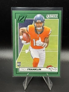 2024 Panini Zenith 2 Minuti Trapano Verde Troy Franklin #194 (RC) - Foto 1 di 2