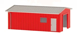 N DELUXE INNOVATIONS 357 RED Workshop Building - Picture 1 of 1