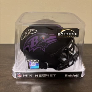 Odell Beckham Jr. Signed Ravens Eclipse Alternate Auto Mini Helmet Beckett OBJ - Picture 1 of 7