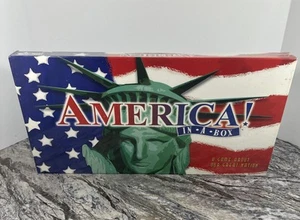 America In A Box Monopoly Style Board Game by "Late For The Sky" Factory Sealed - Picture 1 of 3