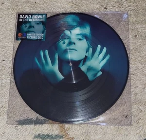 DAVID BOWIE - IN THE BEGINNING picture disc vinyl lp sealed mint - Picture 1 of 2