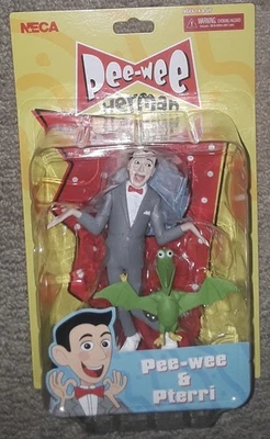 NECA Toony Classics Pee-Wee Herman & Pterri new sealed Display Stand - Image 1 of 3