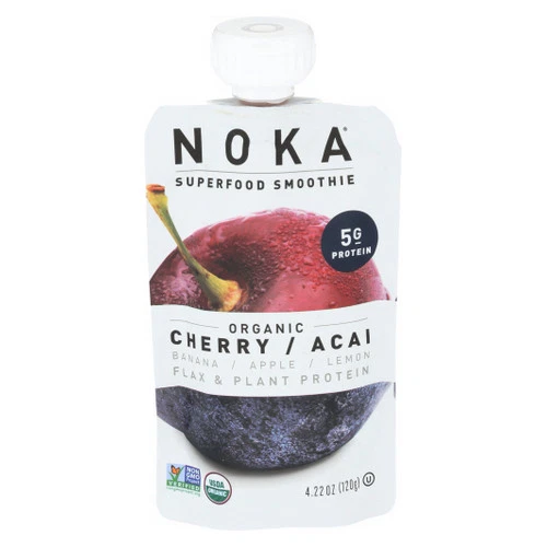 Smoothie Cherry Acai 4,22 OZ (estuche de 6) de Noka Foto 1 de 1