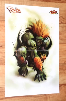 Street Fighter Blanka Very Rare Small Poster 42x28cm - Image 1 of 2