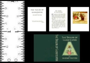 LIBRO IN MINIATURA SCALA 1:12 BEATRIX POTTER IL SARTO DI GLOUCESTER - Foto 1 di 1