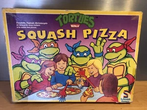 Tortues Ninja Jeu Squash Pizza Schmidt France 1990 Mirage Studios Vintage Rare - Imagen 1 de 12