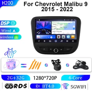 Coche Android 13 Estéreo Radio Wifi GPS Navegación Carplay Para Chevrolet Malibu 2016-2022 - Imagen 1 de 11