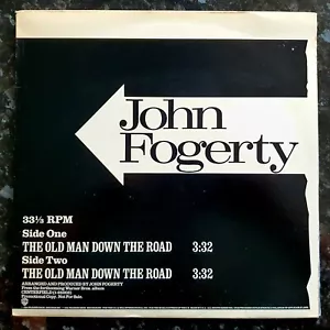 John Fogerty - The Old Man Down The Road - Excellent Condition Promo 12" - Foto 1 di 4