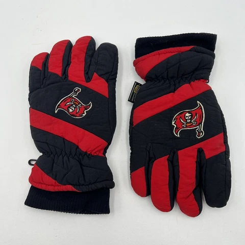 NFL Tampa Bay Buccaneers L/XL Winter Gloves Warm Thinsulate Vintage Cover