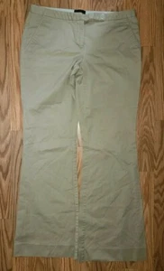 Para mujer Caqui Flare Limited Vestido Informal Pantalones 8R Drew Ajuste Algodón Falta Botón - Imagen 1 de 8
