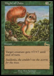 Might of Oaks x1 1x Urza's Legacy NM MTG - Picture 1 of 1
