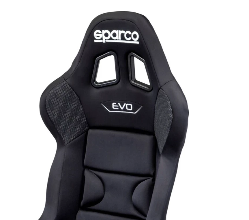Sparco 008013XNR EVO QRT X Series Fiberglass Racing Seat Large Black