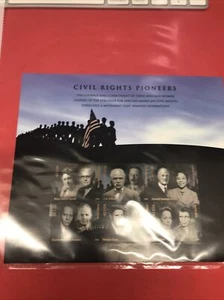 Scott #4384 - 42 Cent Civil Rights Pioneers Souvenir Sheet of 6 Stamps MNH-2009 - Picture 1 of 2