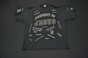 VTG Property of Jesus Shirt Richardson Christian Men 3XL 10525KS - Picture 1 of 6