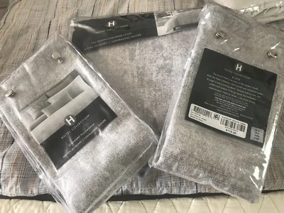 Brand New Hotel Collection Woven Jacquard ECLIPSE Queen Duvet Cover W/2 Shams - Image 1 of 4