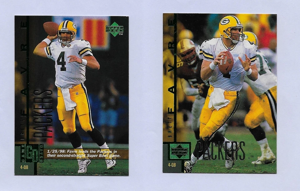 1998 Brett Favre Upper Deck Shopko II #1 and Game Dated #51 Packers - Image 1 of 1