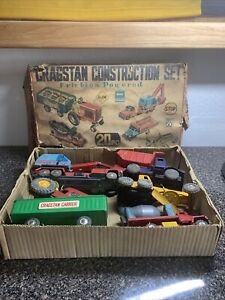 Vintage Cragstan Construction Set Friction Powered 20Pc Missing Pieces