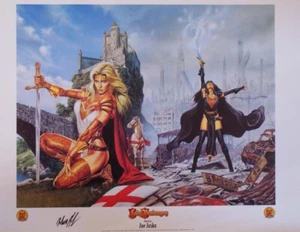 Impresión Lady Pendragon firmada por Matt Hawkins - Imagen 1 de 1