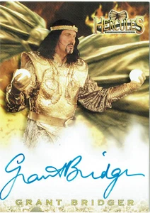 Hercules The Complete Journeys 2001 Autograph Auto A10 Grant Bridger as Augeus - Picture 1 of 2