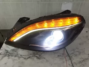 MERCEDES BENZ B CLASS W246 XENON HEADLIGHT PASSENGER LEFT NSF - Picture 1 of 14