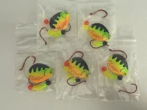5 Spinner Crawler Harness Size 4 Colorado Blades 2 Hook Firetiger Baitfish - Picture 1 of 1