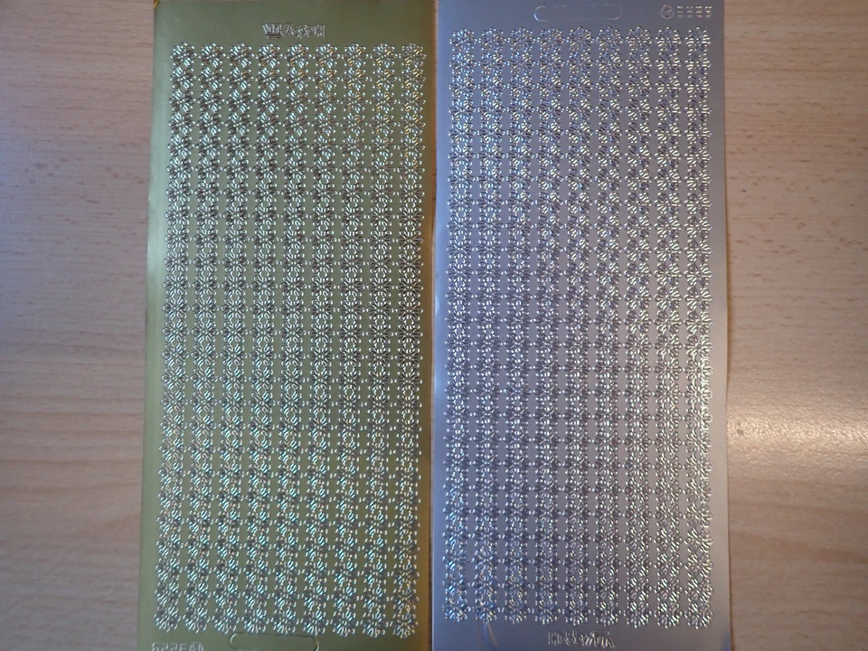 Konturensticker - Sticker für Kartengestaltung - Blumenbordüre - kleine Blüten - Bild 1 von 1