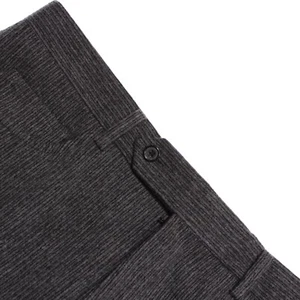 Samuelsohn NWT Flat Front Dress Pants Size 34 US In Gray Wool/Cashmere Blend - Picture 1 of 13