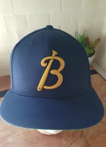 Baseballism Cap Boston Rex Sox Snapback Baseball Bat Retro Logo Blue Adj Hat - Picture 1 of 8