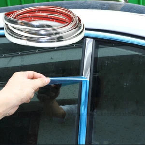 3M*10mm Car Accessories Chrome Trim Molding Decoration Strip Door Side Protector - Bild 1 von 16