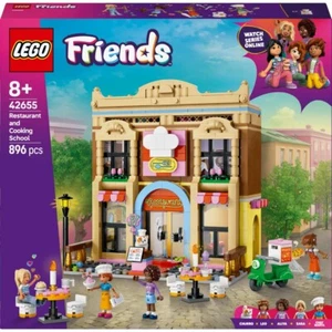 LEGO Friends Restaurant and Cooking School 42655 Toy Building Kit 896 pcs - Picture 1 of 6