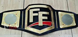 New Fantasy Football Championship belt adult size In Brass Metal duel plated - Picture 1 of 6
