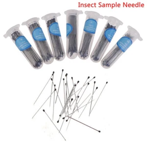 100Pcs Insect Pins Specimen Needle Stainless Steel for School Lab Entomology - Picture 1 of 23