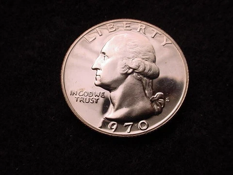 1970-S WASHINGTON QUARTER GREAT PROOF COIN!!!   #22** Cover