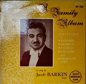JACOB BARKIN, Tenor: A Family Album-NM195?LP MONO - Picture 1 of 1