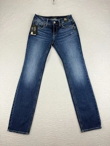 Jean femme Silver Britt 28x31 coupe courbée taille basse jambe droite neuf - Photo 1/12