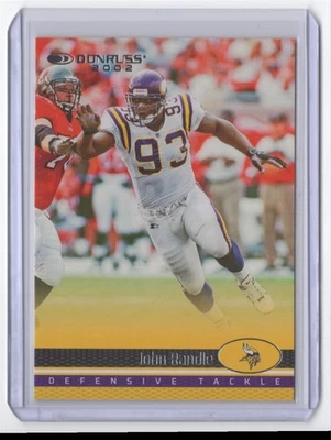 2022 Donruss Retro 2002 John Randle Minnesota Vikings #37 - Image 1 of 2